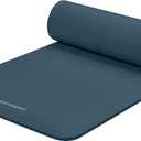 Retrospec Solana Yoga Mat Thick 1/2in Non-Slip Workout Mat with Nylon Strap - 72x24in Exercise Mat for Pilates, Stretching & Fitness - BPA Free, Easy Clean