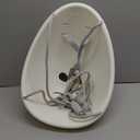 Swurfer Coconut Toddler Swing  Comfy Baby Swing Outdoor, 3- Point Adjustable Safety Harness, Secure, Safe Quick Click Locking System, Blister-Free Rope, Easy Installation, Ages 6-36 Months (White)