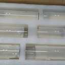 12-Pack Ivory Pillar Candles (2''X3,4,6) & 12-Pack Glass Cylinder Vases(2.6''X5,6,8),Hurricane Candles,Wedding Centerpiece Decor Set-Mixed Heights for Table, Proposal, Event.