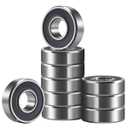 Donepart 6204RS Bearings 20mm x 47mm x 14mm - Heavy-Duty, Double Sealed | Perfect for Motors, Machinery, & DIY (10-Pack) | Durable, Quiet, Precision Fit for Long-Lasting Performance