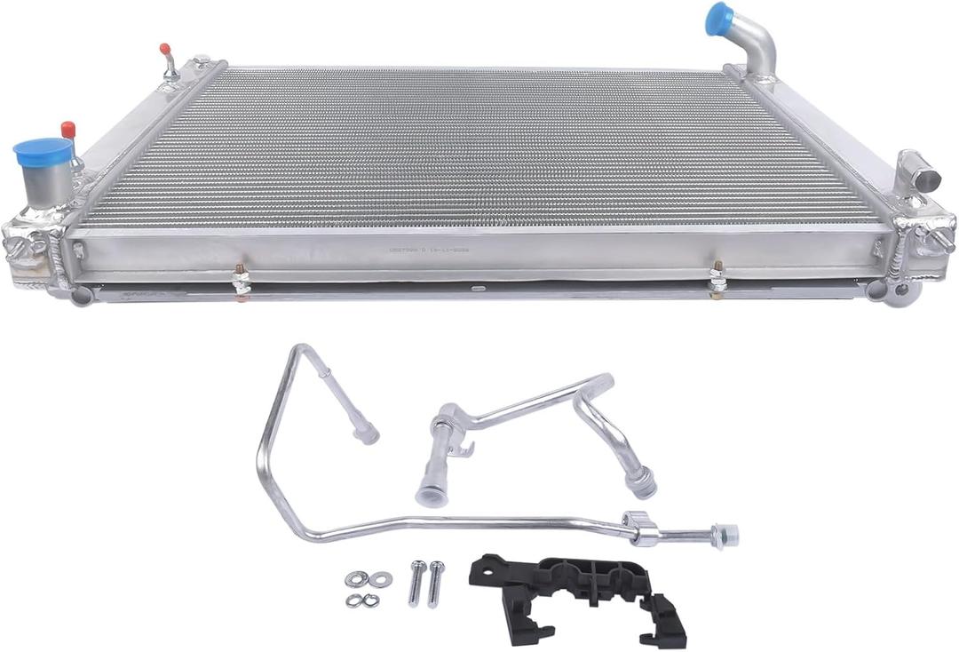Radiator With Condenser Replacement for Nissan 370Z 09-20 Infiniti G37 Q40 Q60 09-15 3.7L V6