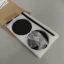 Matte Black Taper Candle Holder Set of 6, Tall Candlestick Holders, Metal Vintage Candle Stickers Long Holder Set, Pillar Decorative Candle Holder Fits 3/4 Inch Candle for Wedding, Dinner, Party