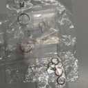 PH PandaHall Circle Bead Frame 18K 24K Gold, 54pcs 3 Sizes Two Hole Frame Spacer Beads 8/10/12mm Brass Round Connector Ring for Beading Earring Bracelet Necklace Making, Gold/Silver/Rose Gold