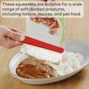 2pcs Tube Squeezing Aids - Red & White, Suitable for Lotions, Sauces, Pet Food & More