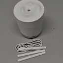 Portable Mini Humidifier, 500ml Small Cool Mist Humidifier, USB Personal Desktop Humidifiers for Baby Bedroom Travel Office Home, Auto Shut-Off, 2 Mist Modes, Super Quiet, White