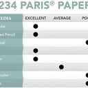 Borden & Riley 5" x 7" #234 Paris Paper for Pens Hardcover Sketch Book, Side Spiral, 108 lb., 40 Micro-Perfed White Sheets, 1 Book Each