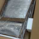 COLAMY Wooden Dining Chairs Set of 2, Modern Fabric Upholstered Kitchen Side Chairs, Farmhouse Dining Room Chair with Foot Pegs, Beige