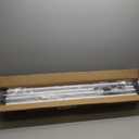 Bbounder 10 Pack Linkable LED Utility Shop Light, 4400 LM, 6500K Cool Daylight, 4 FT Integrated Fixture for Garage, 40W Equivalent 250W, Surface + Suspension Mount, Black