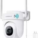 ZUMIMALL 2.5K 5MP Wired cameras for home security, 2.4G/5G WiFi Outdoor Camera, 24/7 Recording, AI Motion Detection,Cloud & SD Card Storage, 2-Way Audio, 360 PTZ Auto Tracking, Alexa Compatible, IP66