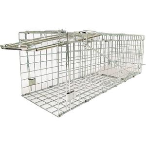 Collapsible Humane Live Animal Cage Trap No-Kill Trapping Kit for Humane Catch Release Rabbits, Stray Cat, Squirrel, Raccoon, All Fit Sized Animals, Heavy Duty,
