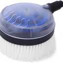 Rotary Wash Brush,Pressure Washer Brush,360-Degrees Fan Shaped Power Washer Attachments for High Pressure Water Gun 1/4 Quick Connector Car Pressure Washer Rotating Brush