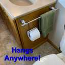 TP Pal - Extra Toilet Paper Roll Holder (Black)