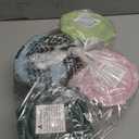 Freshmage 23oz Glass Meal Prep Containers with Lids, Airtight 3-Cup Glass Storage Containers Set, Heat-Resistant BPA-Free for Soup, Leftover, Microwave, Dishwasher, Fridge and Freezer Safe (4 Packs) (Multicolor+Dark Green)