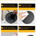 Smash Burger Press 6.7-Inch Round Cast Iron Grill Press with Ergonomic Silicone Handle  Heavy-Duty Bacon with Unique Burger Design for Even Grilling