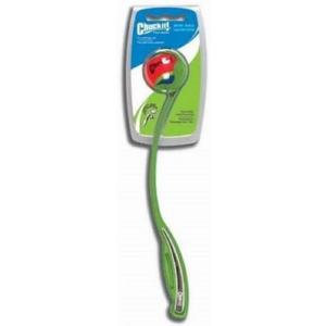 Chuckit! Sport 14S Dog Ball Launcher - Includes a 2-inch Diameter Small Ball for Dogs 0-20 Pounds - Manual Tennis Ball Thrower with a Slim Ergonomic Handle - 14-inch Length Chucker