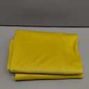 26x26 Euro Pillow Covers : 2 Pack Cozy Soft Velvet Oversized Couch Pillow Shams, Square Throw Pillow Cases for Living Room Sofa, Yellow