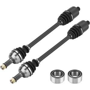 Rear Left Right CV Axle & Wheel Bearing Kit for Polaris RZR S 900/4 900 EPS/RZR Trail S 900/1000, General 1000 EPS/4 1000 EPS 2015 2016 2017 2018 2019 2020 2021 2022, only for 60 inch CV Axle