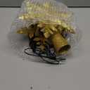 DG-Direct Christmas Tree Topper Lighted with Golden Snowflake Projector, Led Rotating Magic Snowflake, 3D Hollow Glitter Lighted Gold Snow Tree Topper for Christmas Tree Decorations