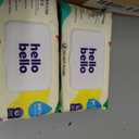 Hello Bello Premium Fragrance-Free Baby Wipes, with Chamomile & Aloe Extracts for Sensitive Skin - 12 Resealable Packs = 720 Total Wipes