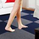 24" x 24" Carpet Tiles Peel and Stick, Non-Slip Squares Carpet Floor Tile, Easy DIY Install, Self Adhesive Carpet Squares for Kitchen Bedrooms Indoor Outdoor