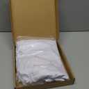 Wokceer 6.6FT Wedding Arch Backdrop Cover Spandex Fitted White Arch Covers Round Top Chiara Arches Backdrop Cover for Birthday Party Ceremony Banquet Decoration