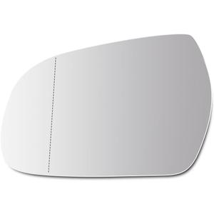 Senzeal Driver Side Heated Mirror Glass Replacement for Audi A3 A4 A5 Quattro S4 S5 2010-2017 Replace 8F0857535F (Left Side)