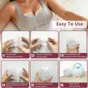 19mm CaraCups Wearable Milk Collection, Hands-Free Collection Cups Compatible with Spectra S1/S2/9 Plus/SG, Fit for Medela/Lansinoh/Zomee, 99.9% Separable Electric Breast Pumps, 2PC