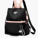 go-done Small Nylon Women Backpack Purse Anti-theft Fashion Travel Shoulder Bag,Ladies Single Shoulder Bag,Mini Backpack