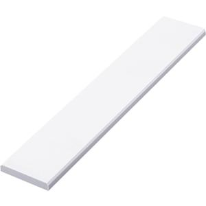 White Marble Threshold 4x24x5/8 Inch Marble Window Sill Shower Curb Top Tile Door Transition Bathroom Vanity Backsplash for Shower Pan System Jambs Fireplaces (Modern Style)