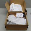 Hibbent All Metal 10'' Dual Filtered Rainfall Shower Head Combo, High Pressure Handheld Shower Head with 12'' Adjustable Curved Extension Arm, 20 Stage Shower Filter, 10-spray, 71'' Hose, Chrome