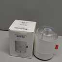 Portable Mini Humidifier, 500ml Small Cool Mist Humidifier, USB Personal Desktop Humidifiers for Baby Bedroom Travel Office Home, Auto Shut-Off, 2 Mist Modes, Super Quiet, White