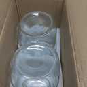 1 Gallon Glass Drink Dispenser 2 Pack - Drink Dispenser with Stand, Juice Dispenser, Drink Dispensers for Parties, Glass Water Dispenser with Stainless Steel Spigot, Lemonade Dispenser