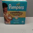Pampers Swaddlers Diapers, Size 0 (up to 10 lbs), 140 Count, Absorbent, Keeps Baby Dry and Comfortable, Skin Safe Disposable Baby Diaper 