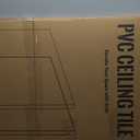 2ft x 4ft Printed Pro Ceiling Tiles Waterproof, Washable and Fire-Rated- High-Grade PVC Ceiling Tiles 24"x48" - Easy Drop-in Installation - Case of 10 (80 sq. ft.)