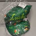 St Patrick's Day Shamrock Baseball Cap - Lucky Four Leaf Clover Irish Accessories for Men & Women (Green)