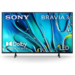 Sony 43-Inch Class 4K Ultra HD BRAVIA 3 LED Smart TV with Google TV, Dolby Vision HDR, and Exclusive Features for PlayStation5 (K-43S30)