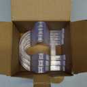 Artliving Plate Display Stands Easel Holder - 3-Inch Plastic Stand for Small Decorative Plates, Pictures and Photos - Clear (6-Pack)