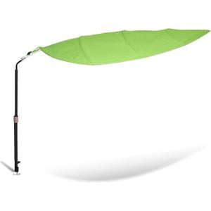Green Leaf Office Cubicle Light Shield and Desk Shade (Cubicle Shade)  Adjustable, UV-Resistant  Blocks Overhead Light, Glare and AC Airflow, Ideal for Light Sensitive Workers