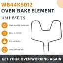 WB44k5012 Oven Bake Element Fit for G-E Ken-more Hot-point Oven Heating Element Replacement Replaces 325883 PS249247 WB44K5012E WB44K6012 WB44M0001 WB44M1 WB44X0234 WB44X230 WB44X234 by AMI PARTS