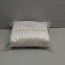 Good Sleep Bedding Split King Sheets Sets for Adjustable Bed Cotton, Luxury Sheets, Egyptian Cotton, 5 Piece 100% Cotton Split King Sheet Set, Sateen Sheets, 2 Fitted - 16" Deep Pocket, White