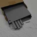 Towel Rack Storage for Bathroom, Wall Mounted Vertical Rolled Towel Organizer Holder with Shelf, Holds Up 6 Large Bath Sheets, Silver Grey (Standard Size)