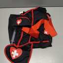 Spooktacular Creations Halloween Nurse Costume Woman, Black Nurse Costume Cardiac Arrest Dress for Halloween Costumes Cosplay XXL