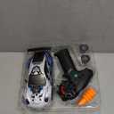 HTURCCOP RC Drift Car 2.4GHz 1:24 Scale 4WD High Speed Remote Control Cars Vehicle with LED Lights Two Batteries and Drifting Tires Racing Sport Toy Cars for Adults Boys Girls Kids (White)