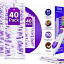 Funtin Power Mop Pads for Swiffer PowerMop, Unscented Disposable Mop Refills, Thickened Multi-Surface Replacement Mopping Pad, Dry & Wet Use for Floor Cleaning (40 Packs)