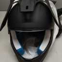 Youth Dirt Bike Helmet DOT Certified - Full Face Motorcycle Helmet for Off-Road, ATV, Street Riding, Includes Adjustable Goggles & Protective Gloves (Small, BLACK)