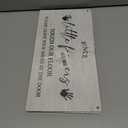 2 x Please Take Off Your Shoes Sign, No Shoes Sign for House, Shoes Off Sign for Home, Hanging Wall Decor for Entryway Front Door - 12 x 6 In