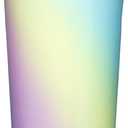 Corkcicle Cold Cup Insulated Tumbler with Lid and Straw, Rainbow Unicorn, 24 oz – Reusable Water Bottle Keeps Beverages Cold for 12hrs, Hot 5hrs – Cupholder Friendly Tumbler, Lid for Flexible Sipping