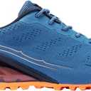 Kricely Men's Trail Running Shoes Fashion Hiking Sneakers for Men Tennis Cross Training Shoe Blue Non-Slip Walking Footwear Size 7.5