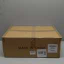 2 Pack Stainless Steel Litter Box, XL Enclosed Cat Litter Boxes, Metal Litter Pan with High Sides Odor Free Non Sticky Easy Cleaning, Black