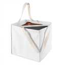 Clothes Hanger Organizer Holder for Space Saving, Fresheracc Hanger Triangle Storage Bag with Handles for Closet Tidier Laundry Rooms Wardrobe Drying Rack(Square)